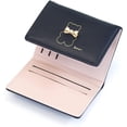 thumbnail image 5 of Small Wallets for Girls Cute Bear Print Wallet Small Tri-folded Wallet Cash Pocket Card Holder ID Window Purse for Women (Beige), 5 of 9