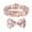 Multicolor, variant on Personalized Dog Collars With Bow Tie Cotton Girls Dog Collar With Metal Buckle Adjustable Puppy Collars For 3 Adjustable Sizes Small Medium Large Dog As Pet Gift S