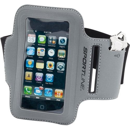 Sportline Smart Phone Holder Armband, Extra Large, Silver