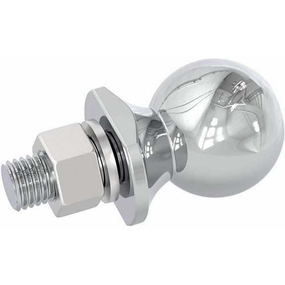 BIG RED 2" Diameter Trailer Hitch Ball: 1.75 Ton (3,500 lb) Capacity, 20B19R