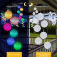 thumbnail image 2 of Carillón de Viento Solar ZHAOCHENG Decorativo LED Cambia de Color, 2 of 5