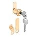 thumbnail image 3 of Defender Security U 9944 Cabinet Lock, 7/8", Brass, 3 of 3