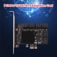 thumbnail image 3 of Adaptador PCIE Adaptador PCIE SA3112J 12 puertos 6Gbps PCI-Express X1 a tarjeta de expansión SATA 3.0 Hugtrwg  Para estrenar, 3 of 8