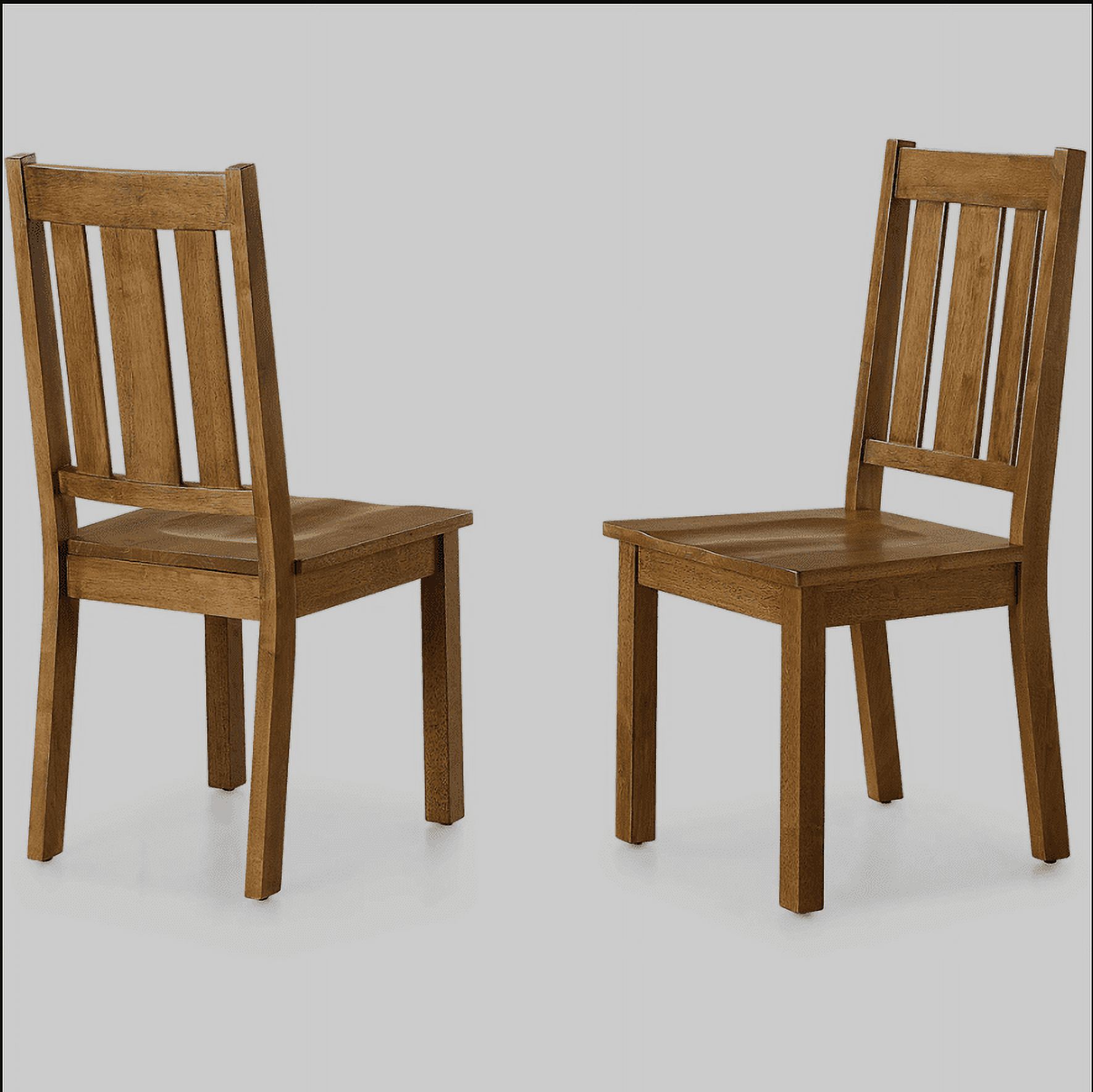 Better Homes and Gardens Bankston Dining Chair, Set of 2, Honey - image 2 of 6