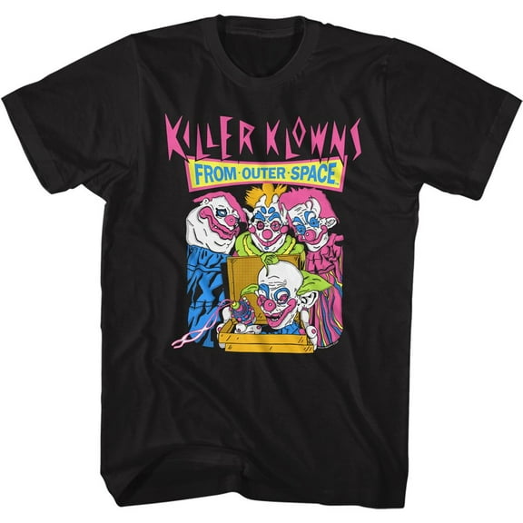 Killer Klowns From Outer Space Pizza Deliveries Black Adult T-Shirt