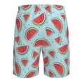 thumbnail image 6 of Naloa Watermelon Men's Beach Shorts, Surfing shorts, Swim trunks, Quick Dry Swim Trunks for Surfing Beach Fun - XX-Large, 6 of 9