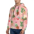thumbnail image 2 of Hoodies for Men - colorful Cactus potted plant Long Sleeve Comfrt Men'S Fashion Hoodies & Sweatshirts, Sweatshirts for Men Hoodies Pullover Clothing Clothes with Pouch, 2 of 7