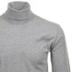 thumbnail image 2 of RAGMAN Suéter de Cuello Tortuga para Hombre - Manga Larga Básico Cuello Tortuga Regular Fit, Punto Simple, Color Sólido Gris S (Small), 2 of 3
