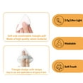 thumbnail image 5 of 6 Pieces Powder Puff Face Triangle Makeup Puff, Velour Soft Washable Cosmetic Foundation Puffs with Storage Box for Loose Powder Mineral Powder Body Powder Makeup Tool (White), 5 of 5