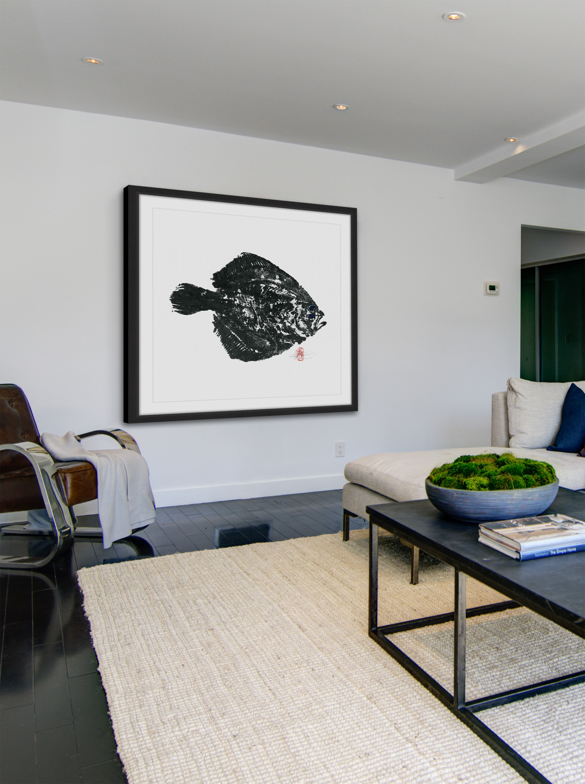 "Turbot" Framed Painting Print