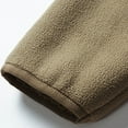 thumbnail image 6 of Mens Polar Fleece Hoodies Zip Up Long Sleeve Solid Color Hooded Warm Jacket with Pockets for Men Winter Coats (Khaki XL), 6 of 6
