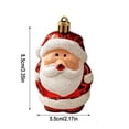 thumbnail image 3 of Christmas Tree Ornaments, Winter Plastic Hanging Decor | Christmas Ornaments for Small Tree, Candy Cane Snowman Santa Winter Hanging Pendant Charms, Christmas Holiday Party Supplies, D, 3 of 6