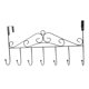thumbnail image 5 of unbranded Gancho Para Puerta Negro Con 7 Multipropósito Para Y Accesorios, 5 of 8