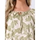 thumbnail image 5 of Vestido de Noche Floral de Manga Larga para Mujeres con Puños Elásticos y Bolsillo Midi Color Verde Claro, 5 of 6