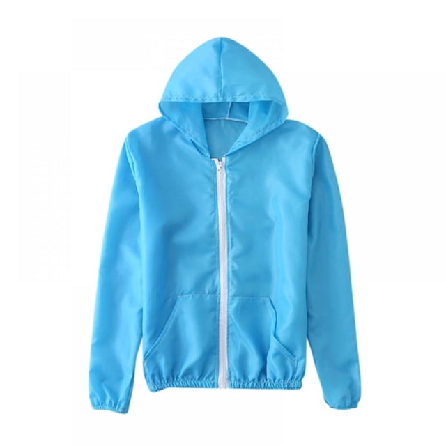 Veste à Capuche Protection Solaire UPF 50+ pour Femmes Légère à Manches Longues avec Poche Randonnée Extérieure