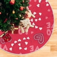 thumbnail image 5 of Coolnut Valentine's&nbsp;Day Love Heart&nbsp;Tree&nbsp;Skirt Double&nbsp;Layers Xmas Tree Skirts, Valentine's&nbsp;Day Holiday Party Indoor Outdoor Home Office Ornaments, 36", 5 of 6