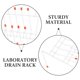 thumbnail image 4 of 1pc Gotping Water Rack Tubo Tubo Peg Rack Laboratorio Cubilete Secado Soporte, 4 of 5