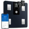 thumbnail image 1 of Báscula inteligente GE para peso corporal y porcentaje de grasa con pantalla LCD todo en uno, báscula digital para baño, analizador de composición corporal con Bluetooth y aplicación, pesaje preciso,, 1 of 5