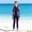 Navy, variant on Girls Swimsuit Youth One Piece Swimsuit Floral Print Long Sleeve Long Pants Gradient Pattern Surf Dive Suit Bathing Suits for Girls Size 9-10Y