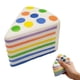 thumbnail image 1 of Rainbow Cake Squishies, Slow Rising Fidget Squeeze, Layer Cake Squeezable Stress Relief Ball for Anxiety Relief, Birthday Gifts, Party Favors, 1 of 7