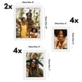 thumbnail image 6 of Americanflat 10 Pack Picture Frame with Shatter-Resistant Glass 8x10, 5x7, 4x6 Gallery Wall Signature - White, 6 of 7