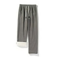 thumbnail image 5 of FDGIU Men's Winter Warm Fleece Lined Joggers - Sweatpants with Pockets, Sports Running Hiking Active Pants, 5 of 7