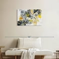 thumbnail image 2 of Elephant Stock Abstract Pouring Xi Wall Art - Horizontal Canvas Wall Art - Living Room Wall Decor - Abstract Canvas - Gray And Yellow Decor By Jean Plout - 30" x 20", 2 of 8