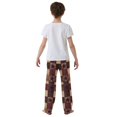 thumbnail image 5 of FORMRS Kids Pajama Pants with Pockets Size 13-14Y Boys Lounge Sleep Bottoms, Star Spangled Squares, 5 of 8