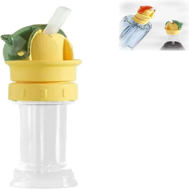 Hearth & Gear Reusable Children Beverage Water Bottle Straw Lid Water Bottle With Straw Lid Water Bottle Cover Cap Straw Lid Water Bottle With Straw Kids Mouth No Spill Silico Drinking Cups for Adults
