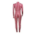 thumbnail image 4 of Kiplyki Fall Ladies Pants Women's Valentine's Day Printing Jumpsuit, 4 of 5