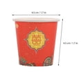 thumbnail image 2 of Moluckfu 100Ud Desechables De Papel Para Eventos Con Estilo Chino, 2 of 6