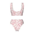 thumbnail image 5 of Daiia Cute Hand Drawn Hearts Women's Bikini Set Two Piece Swimsuit High Waisted Bikini Adjustable Straps Bikini Perfect for Beach, Pool, and Summer Vacation-XX-Large, 5 of 9