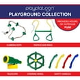 thumbnail image 5 of playground safety handles, 2 pack - green grab handle bars for outdoor jungle gym or swing set, 5 of 5