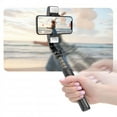 thumbnail image 2 of Q08 Stabilizer Smartphone Bluetooth Selfie Stick Mini Gimbal Tripod with Led Fill Light Black Dual Lamp Stabilizer, 2 of 5
