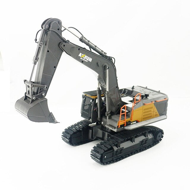 Excavadora grande de ingeniería de coche, excavadora de Control remoto RC 1: 14, versión de aleación de 22 canales, 2,4g, inalámbrica, regalo de Navidad