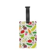 thumbnail image 6 of Balery Cartoon Vegetables Print Durable Luggage Tags with Secure Strap, Personalized Travel ID Tags for Suitcases, Bags, and Backpacks - Easy Identification for Men and Women, 6 of 8