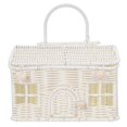 thumbnail image 1 of White Rattan House Basket with Handles – Lightweight Handwoven Wicker Storage for Picnic, Wedding Favors & Home Decoration, 1 of 5
