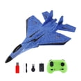 thumbnail image 1 of Avión RC de 2 canales, avión RC de espuma, ligero, portátil, listo, fácil de volar, avión de Control remoto planeador RC de regalo para y niñas Azul, 1 of 9