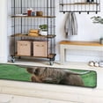 thumbnail image 4 of SKYSONIC Highland Cow Runner Rug, 2' x 6' Non Slip with Rubber Backing Green Grass Washable Soft Area Rug Carpet Entryway Rug Runner for Hallway Bedroom Kitchen Decor, 4 of 6