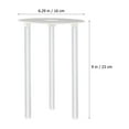 thumbnail image 2 of Supvox Wedding Cake Stand Supports, White Plastic, Food-Grade, for Layered Cakes, 8Sets, 2 of 7
