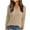 Beige, variant on HAiming Long Sleeve Shirts for Women V Neck Casual Fall Tops Loose Lightweight Sweaters Tunic Fashion Clothes