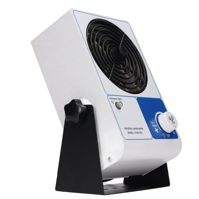 Desktop Ionizing Air Blower Industrial Anti Static Fan Adjustable ESD Ionizer Fan Desktop Static Electrostatic Discharge Fan for Production Lines