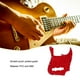 thumbnail image 4 of Sonducket Golpeador de guitarra rojo de una sola capa con 10 agujeros, placa antiarañazos, estampado de flores decorativas, cubierta de golpeador, Accesorios para instrumentos musicales Sonducket  OD028192-00, 4 of 6