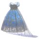 thumbnail image 1 of Frozen Elsa Princesa Vestido Elsa Elsa Princesa Niñas Vestido De Manga Corta Capa De Malla Vestido Desmontable, 1 of 2