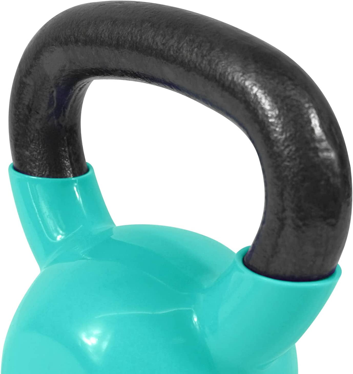 Yes4All 30 lb Vinyl Coated / PVC Kettlebell, Multicolor, Combo / Set, Includes 5-15lb