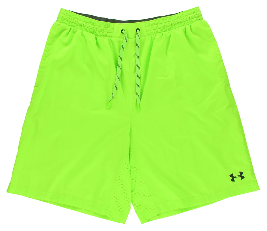 Under Armour Mens Shorts Neon Green 