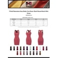 thumbnail image 2 of MixMatchy Women's Fitted Sleeveless Sexy Body-Con Racer-Back Round Neck Mini Dress, 2 of 4
