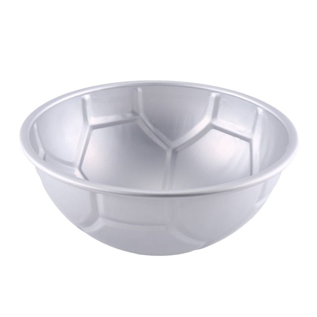 1 molde para tarta de fútbol en forma de media luna 3D de 8 pulgadas de grosor, de aleación de aluminio, para hornear cumpleaños