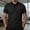 #0137-Black, variant on Men's Plaid Checkered Short Sleeve Polo Shirt With Chest Pocket White S,M,L,XL,L2,L3 Gift