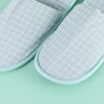 thumbnail image 3 of Tersarium 1 Pair of Disposable Slippers Foldable Slipper One-off Babouche Hotel Slipper Green, 3 of 10